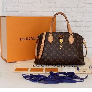 Louis Vuitton Rivoli MM Monogram LV Purse Dust Bag